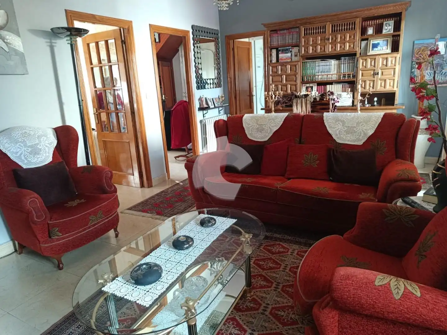 Living room of Detached homes for sale in Ourense Capital   with Heating and Balcony