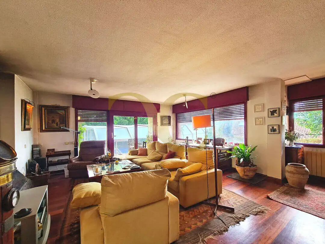Living room of Houses for sale in Gijón   with Heating, Private garden and Terrace