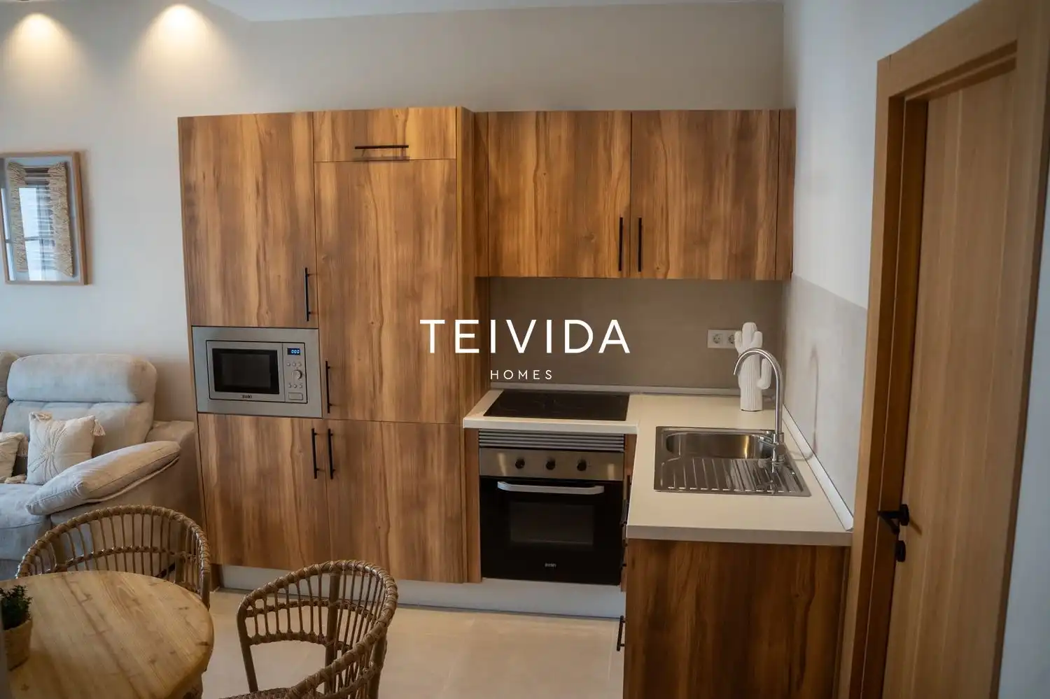 Kitchen of Flat for rent in Adeje  with Terrace, Swimming Pool and Furnished