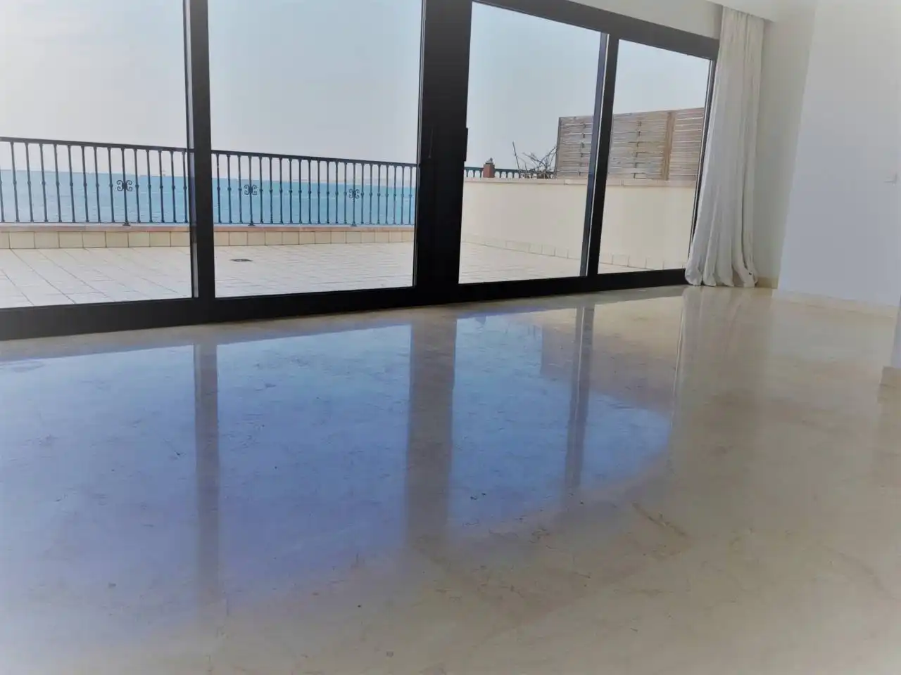 Sala d'estar de Àtic de lloguer en  Palma de Mallorca amb Aire condicionat, Calefacció i Terrassa