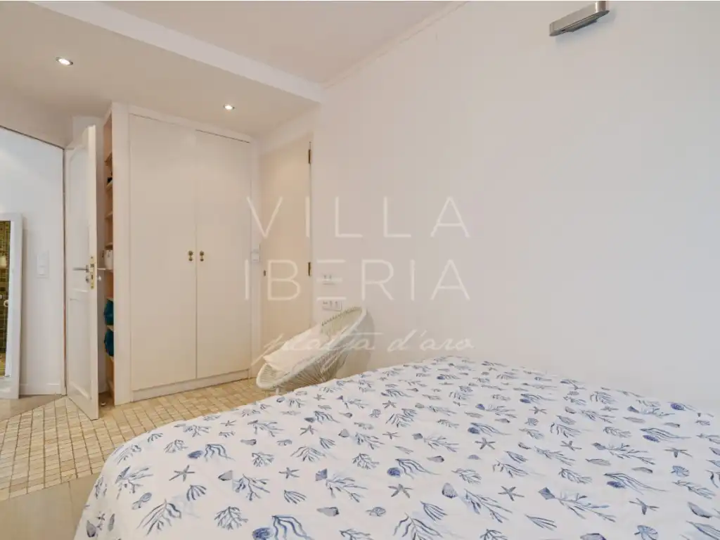 Schlafzimmer von Wohnungen zum Verkauf in Calonge i Sant Antoni mit Klimaanlage, Privatgarten und Terrasse