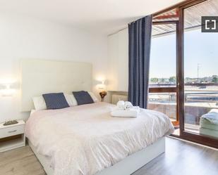 Bedroom of Flat to rent in  Madrid Capital  with Air Conditioner, Heating and Furnished