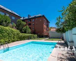 Swimming pool of Flat to rent in  Madrid Capital  with Air Conditioner and Swimming Pool