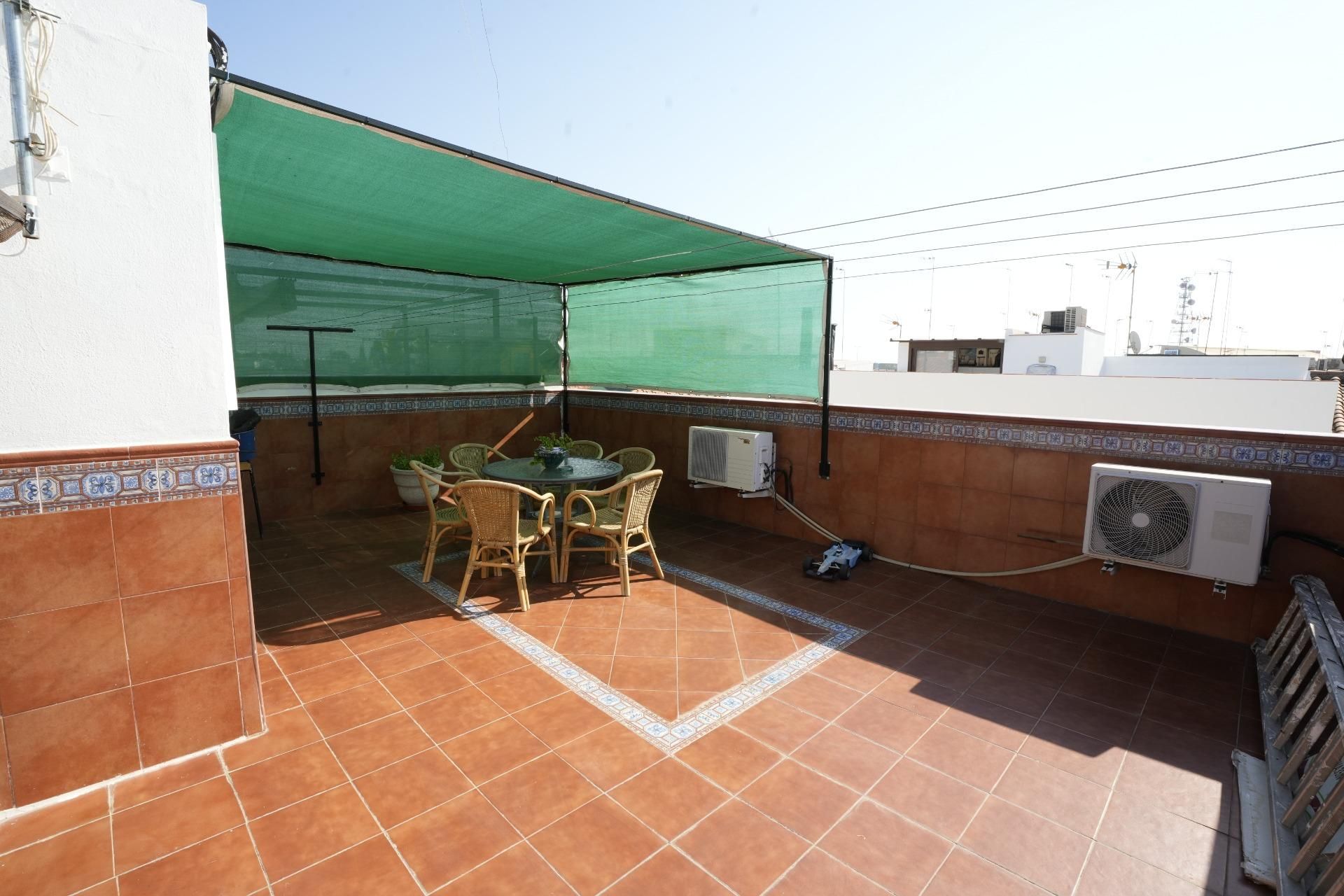 Terrace of House or chalet for sale in Alcalá de Guadaira  with Air Conditioner, Terrace and Storage room