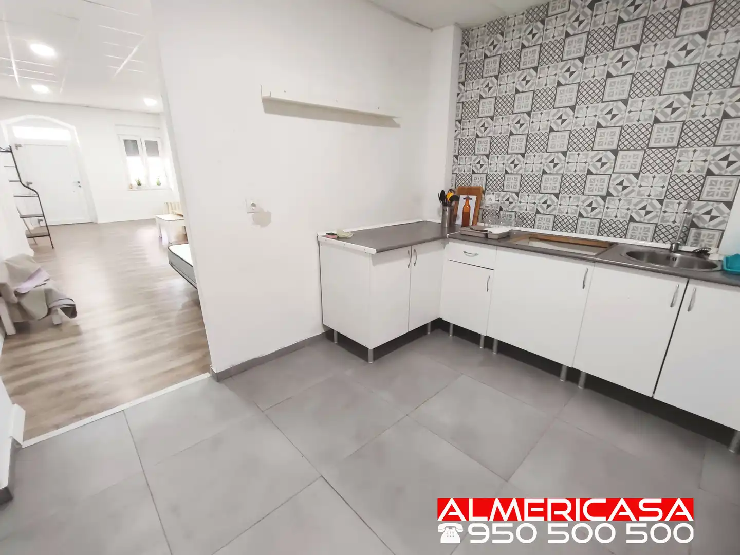 Cocina de Casa adosada en venta en Almería con Jardín privado