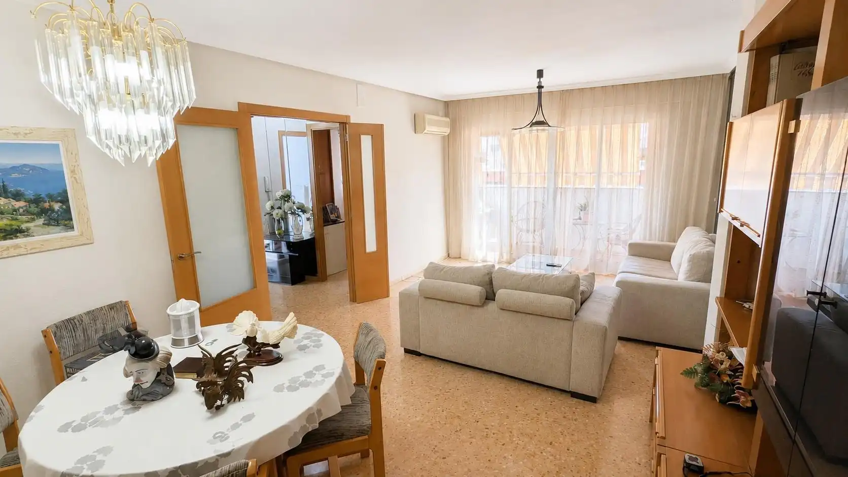 Living room of Flat for sale in Valencia  with Balcony