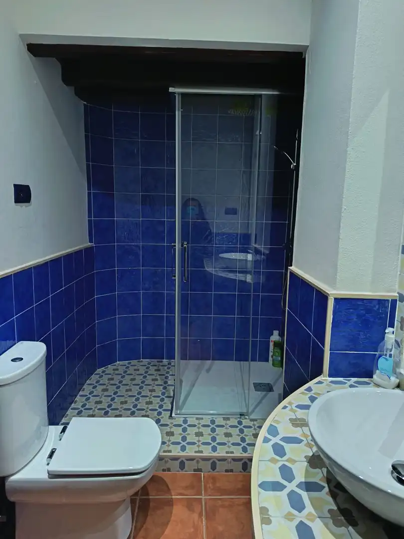 Bathroom of Flat for rent in Ronda  with Air Conditioner, Heating and Furnished