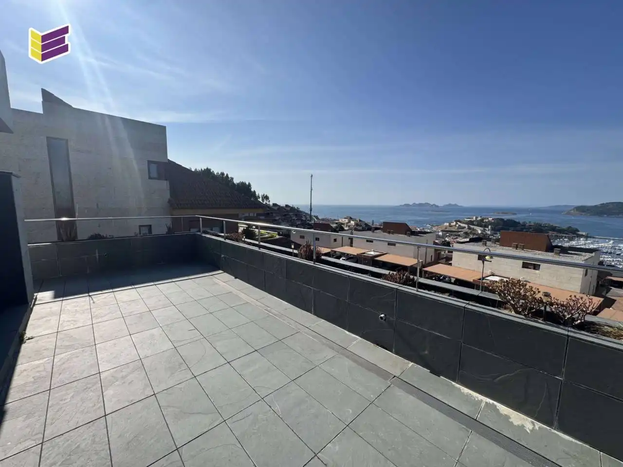 Terraza de Dúplex en venta en Baiona con Terraza, Trastero y Balcón