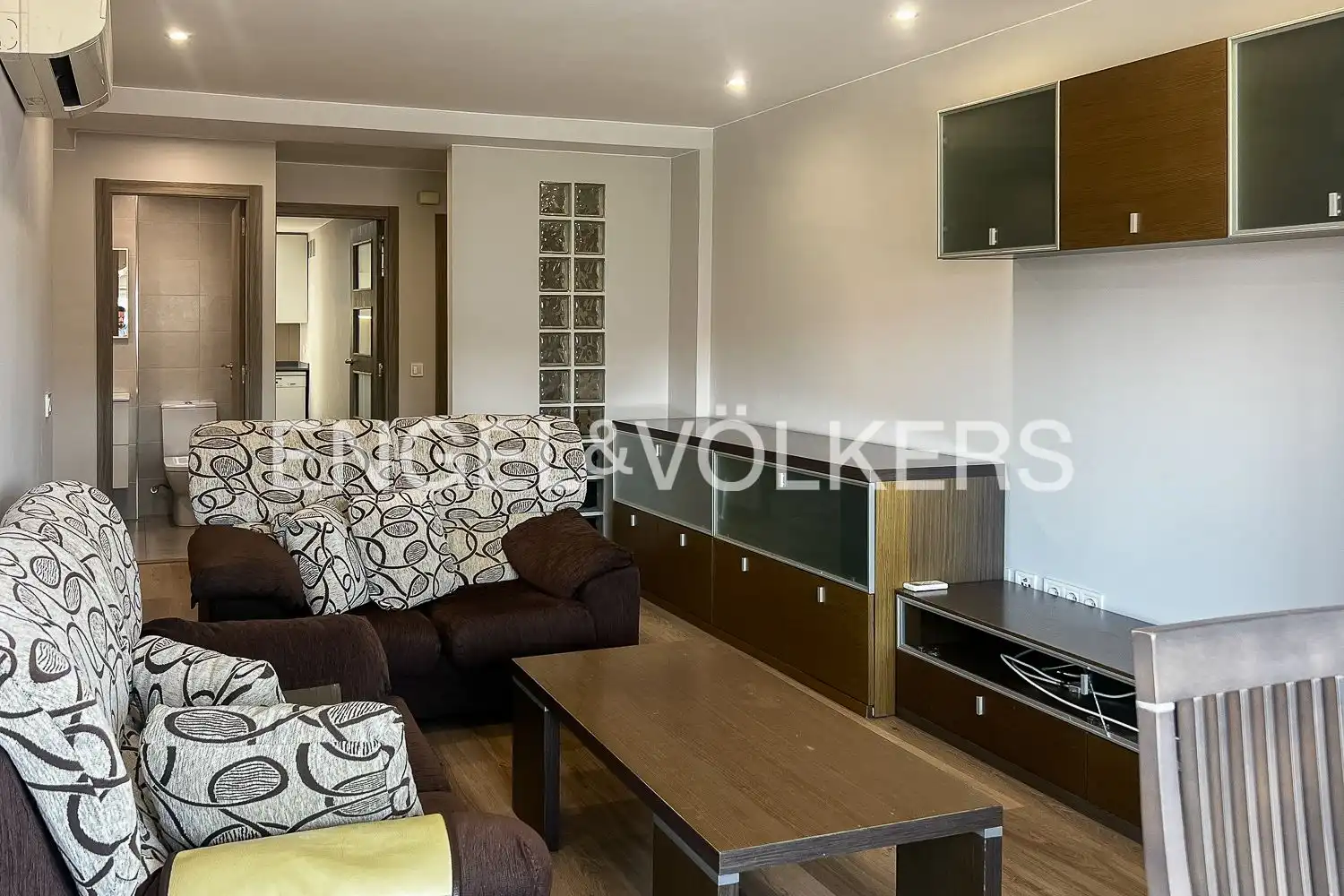 Sala d'estar de Pis de lloguer en Valencia amb Aire condicionat, Calefacció i Parquet