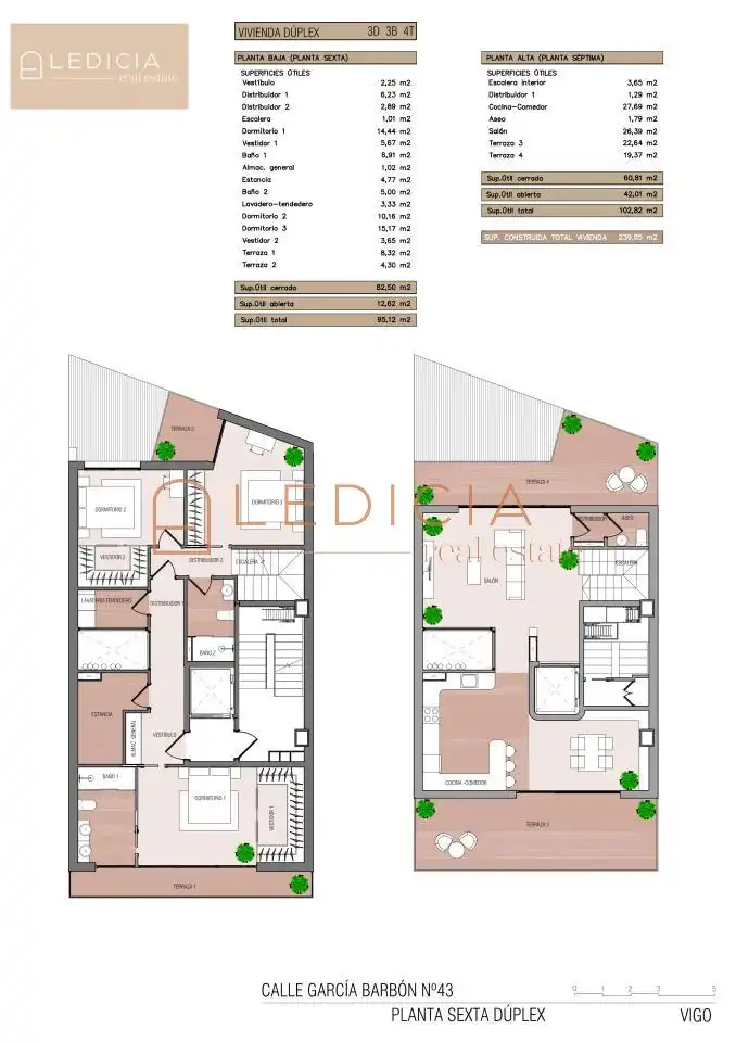 Duplexes for sale in Vigo   with Air Conditioner, Heating and Terrace