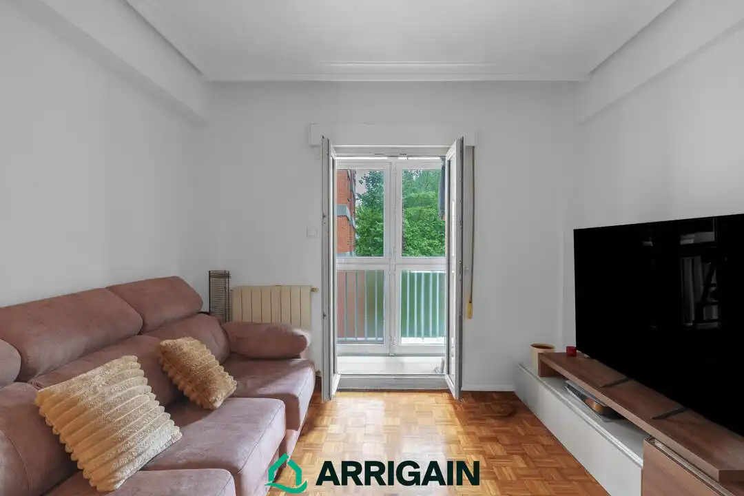 Sala de estar de Piso en venta en Donostia - San Sebastián  con Calefacción y Terraza