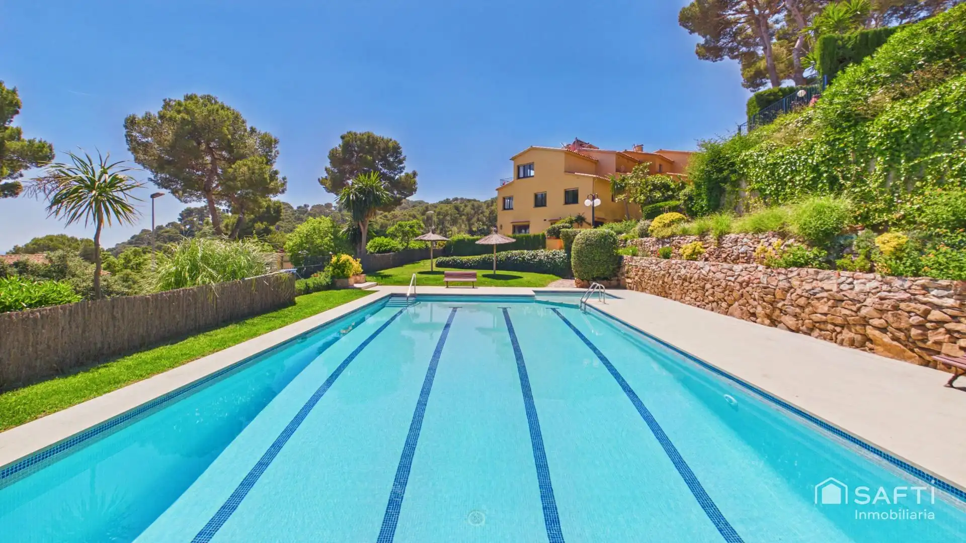 Swimming pool of Detached homes for sale in Palafrugell  with Air Conditioner, Heating and Terrace