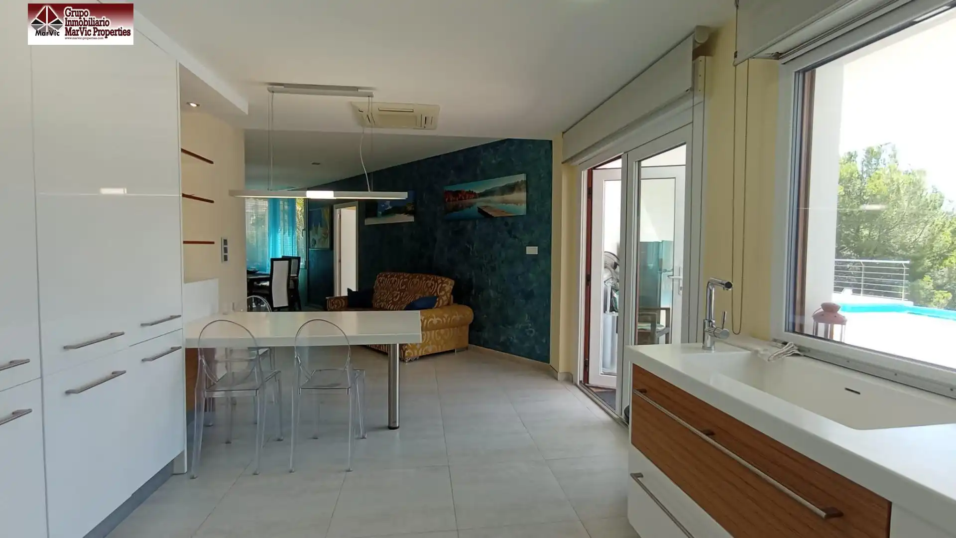 Comedor de Casa o chalet en venta en Altea con Aire acondicionado, Jardín privado y Terraza