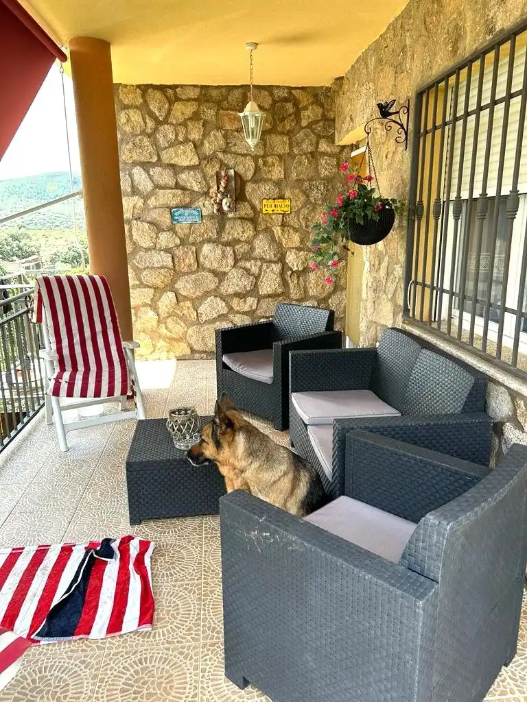 Terrace of Country homes for sale in Fresnedoso de Ibor  with Heating, Private garden and Terrace