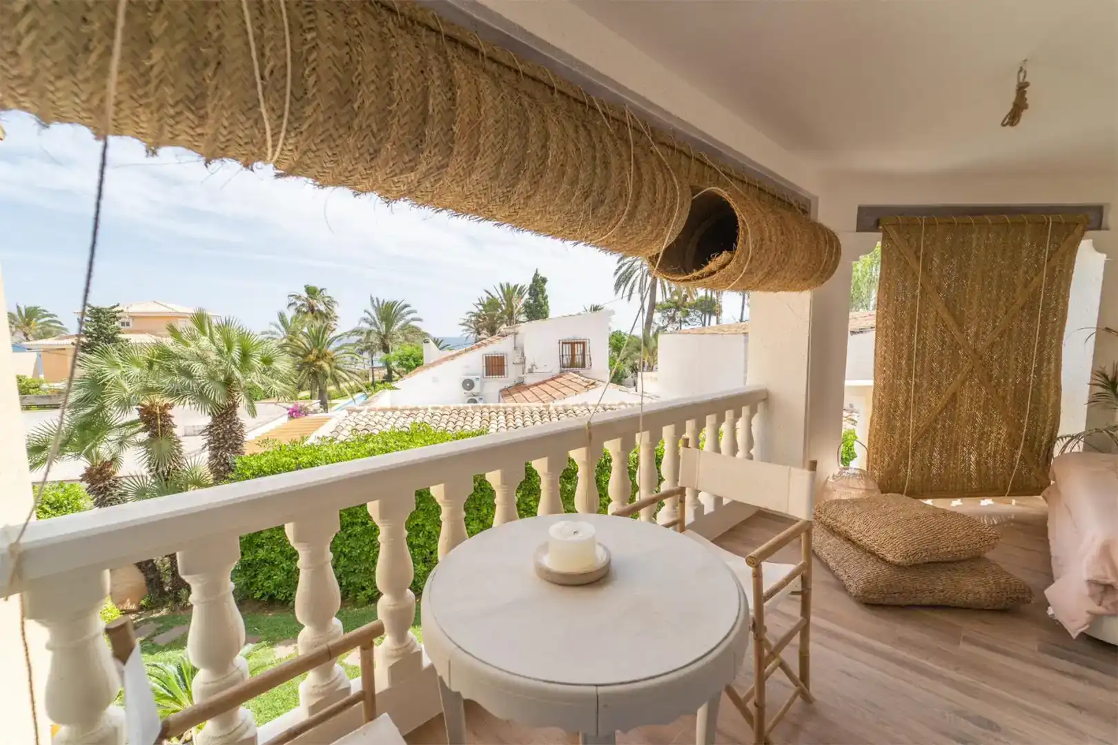 Terrasse von Wohnung zur Miete in Jávea / Xàbia mit Klimaanlage und Balkon
