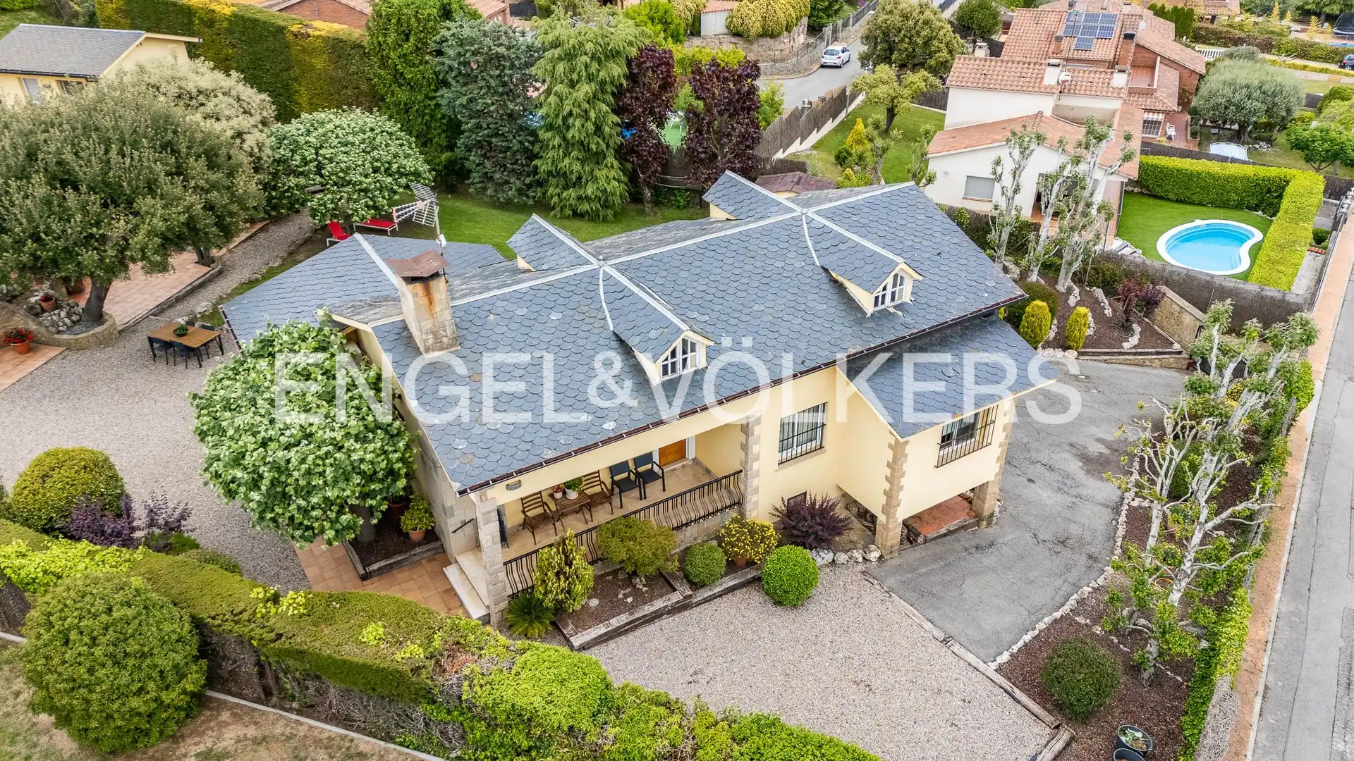 Vista exterior de Casa o chalet en venta en Sant Quirze Safaja con Calefacción, Jardín privado y Terraza