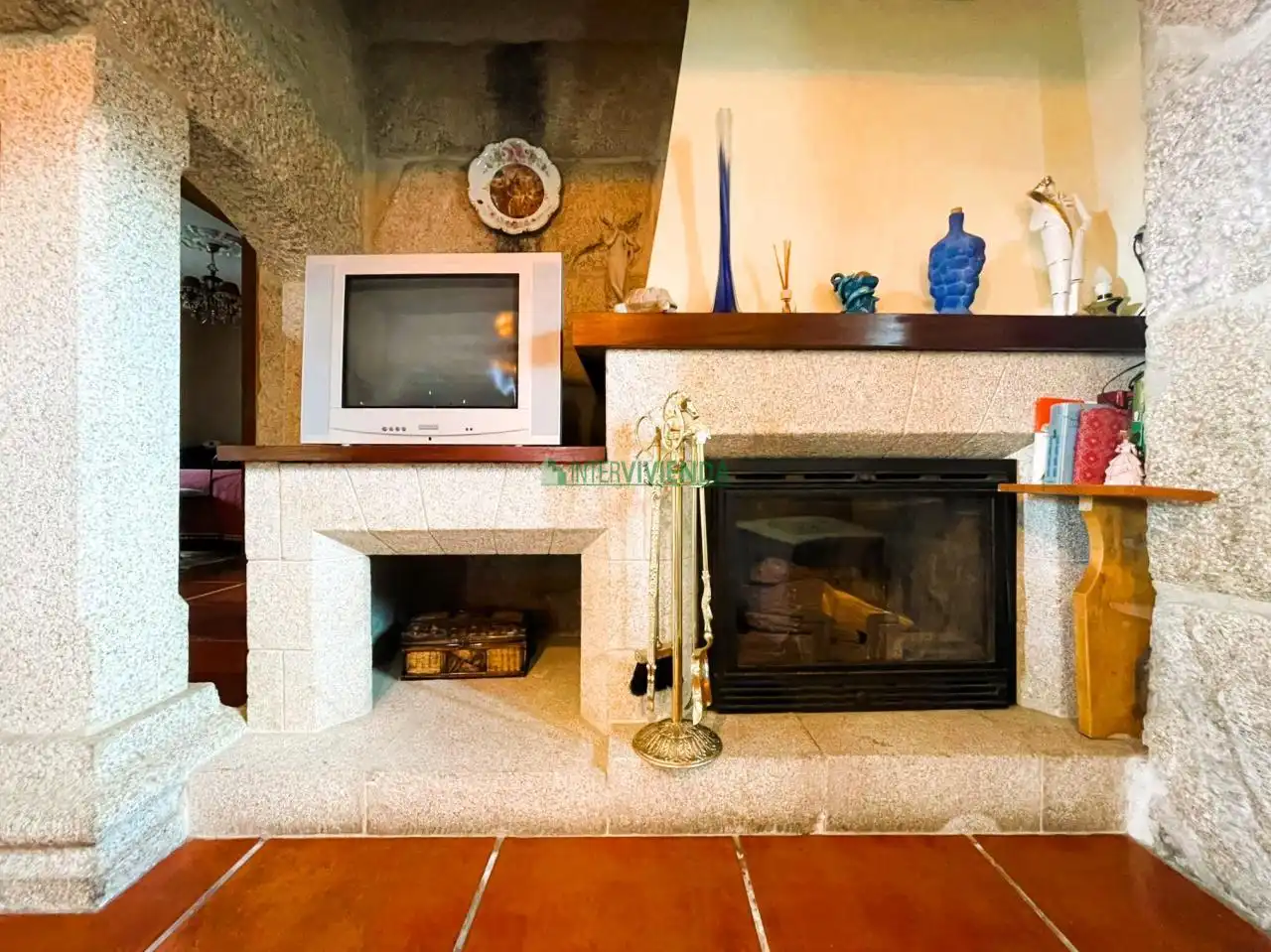 Sala de estar de Casa o chalet en venta en Redondela con Calefacción, Jardín privado y Terraza