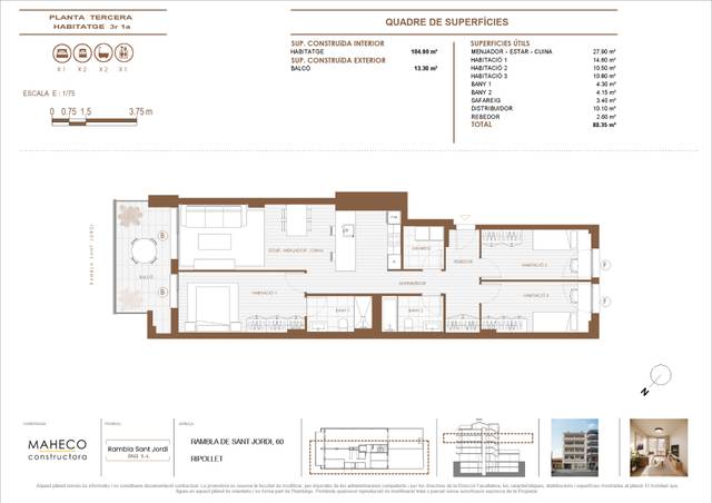 Piso en Venta en Rambla de Sant Jordi, 60 en Centre