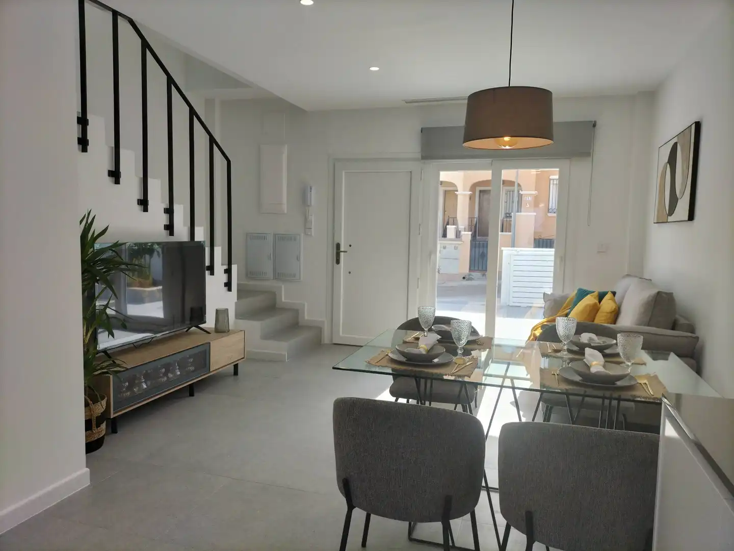 Living room of Detached homes for sale in Orihuela  with Private garden, Terrace and Swimming Pool