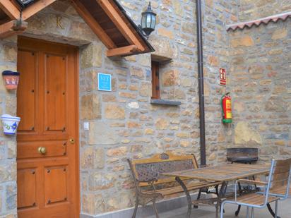 Exterior view of House or chalet for sale in Jaca  with Terrace, Furnished and Oven