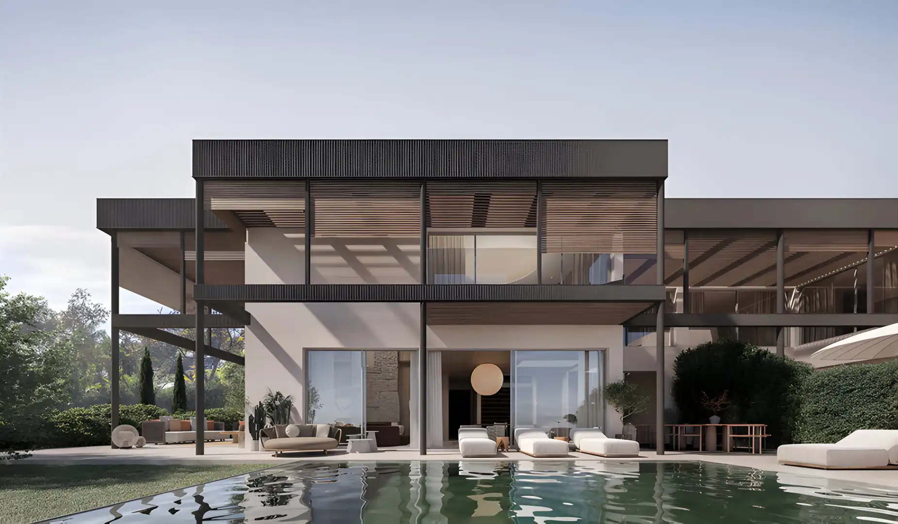 Casa con piscina en venta en Milla de Oro