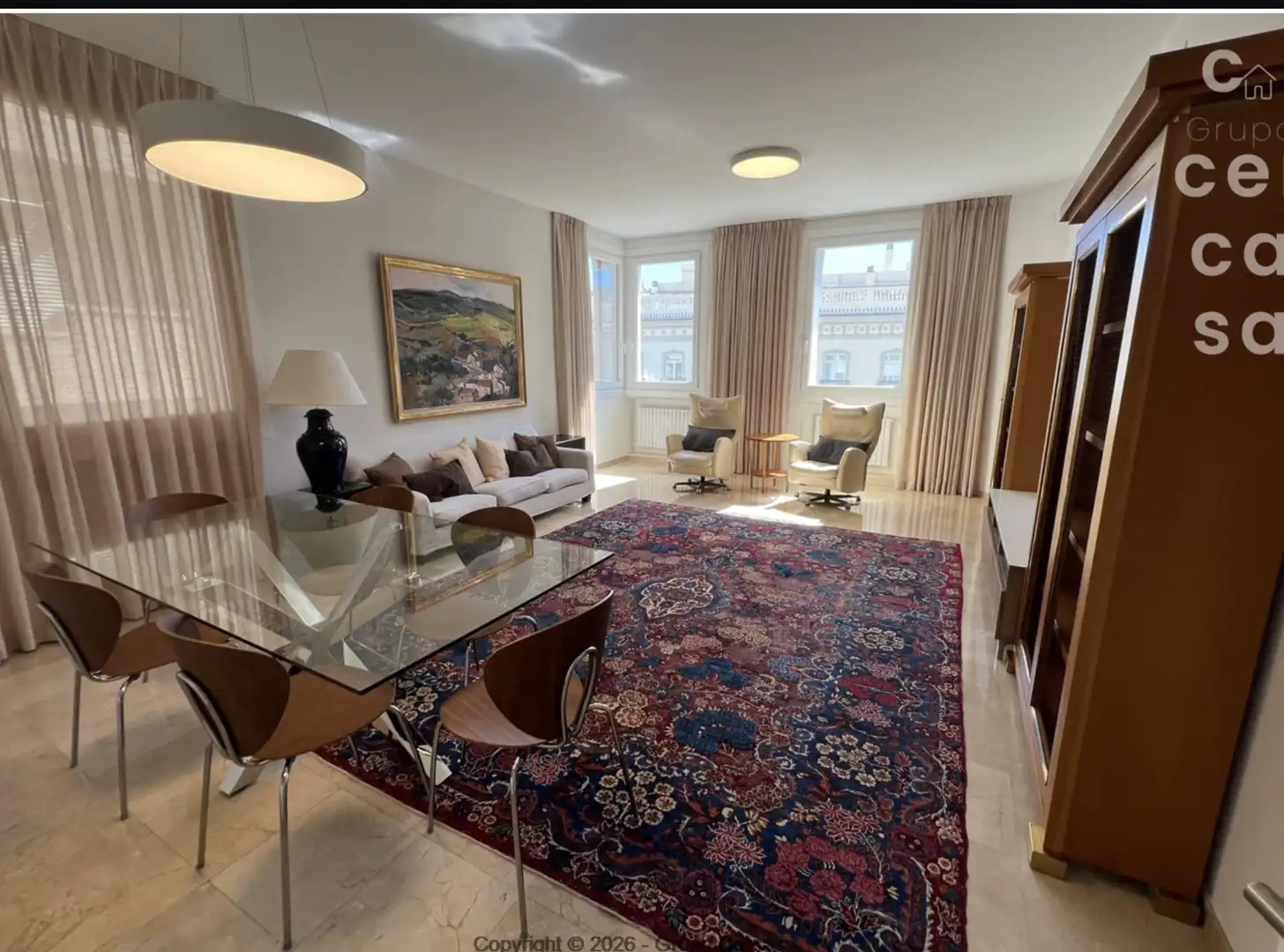 Sala de estar de Piso de alquiler en Valencia con Aire acondicionado y Amueblado