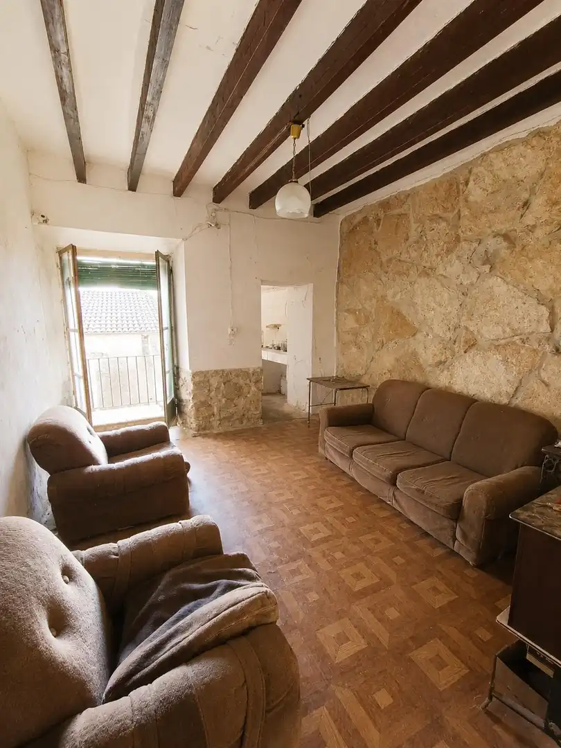 Wohnzimmer von Haus oder Chalet zum Verkauf in Binissalem mit Privatgarten