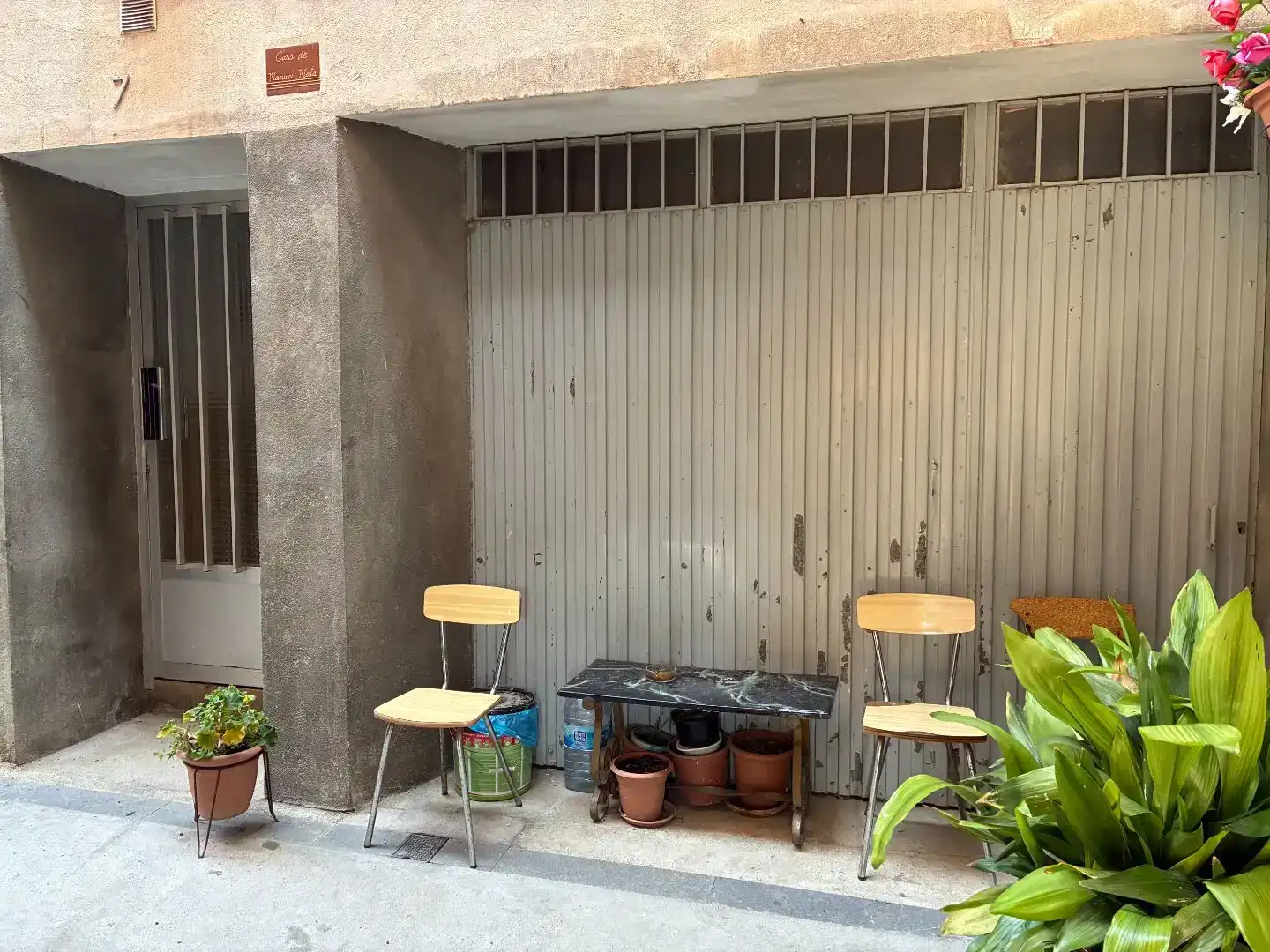 Vista exterior de Finca rústica en venda en Capella amb Moblat i Balcó