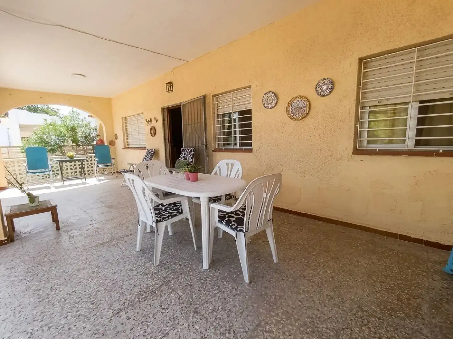 Terraza de Casa o chalet de alquiler en Dénia con Calefacción, Jardín privado y Terraza