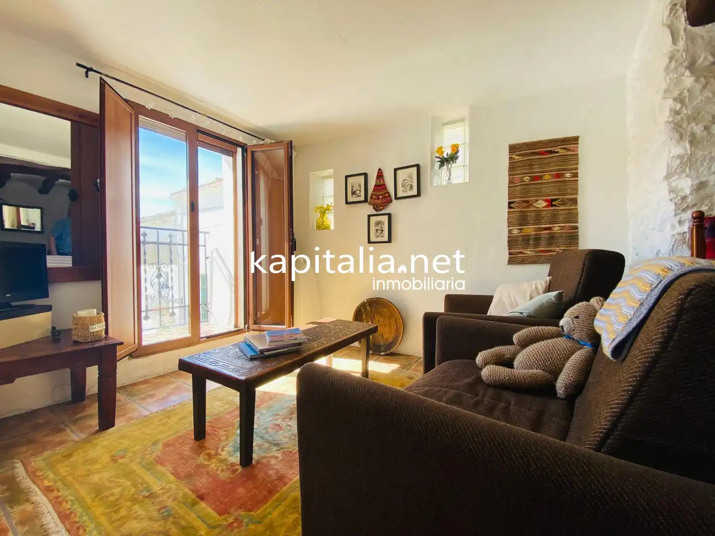Living room of Country homes for sale in Tollos  with Terrace, Storage room and Furnished