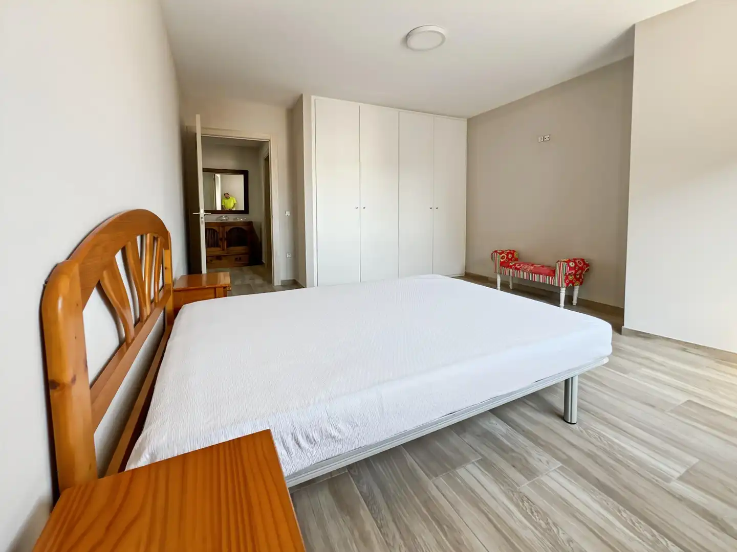 Schlafzimmer von Wohnung zur Miete in Castellón de la Plana / Castelló de la Plana mit Möbliert und Balkon