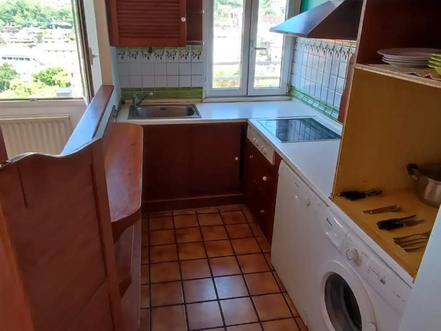 Cocina de Piso de alquiler en Donostia - San Sebastián  con Amueblado