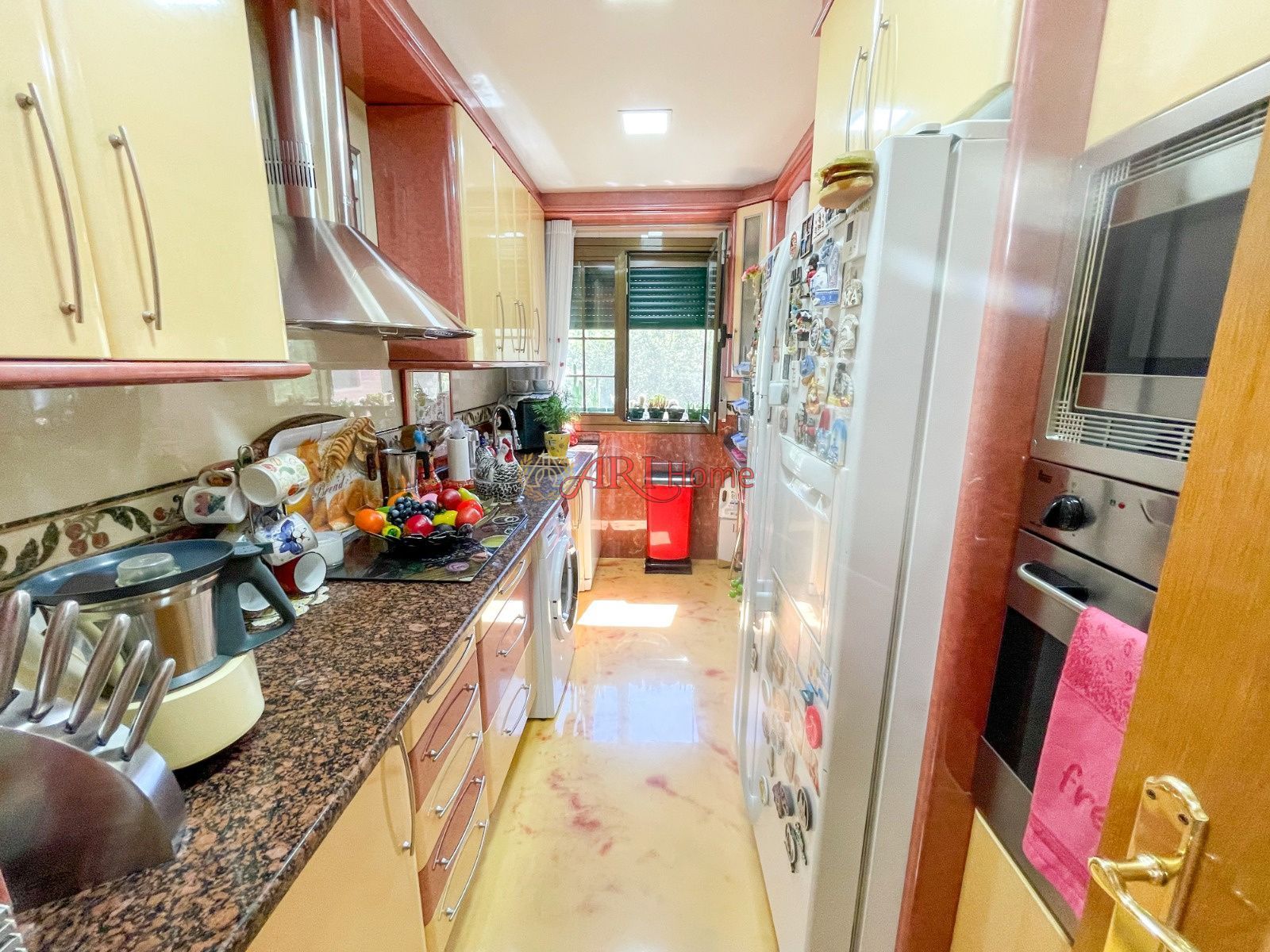 Kitchen of Flat for sale in  Madrid Capital  with Air Conditioner, Heating and Alarm