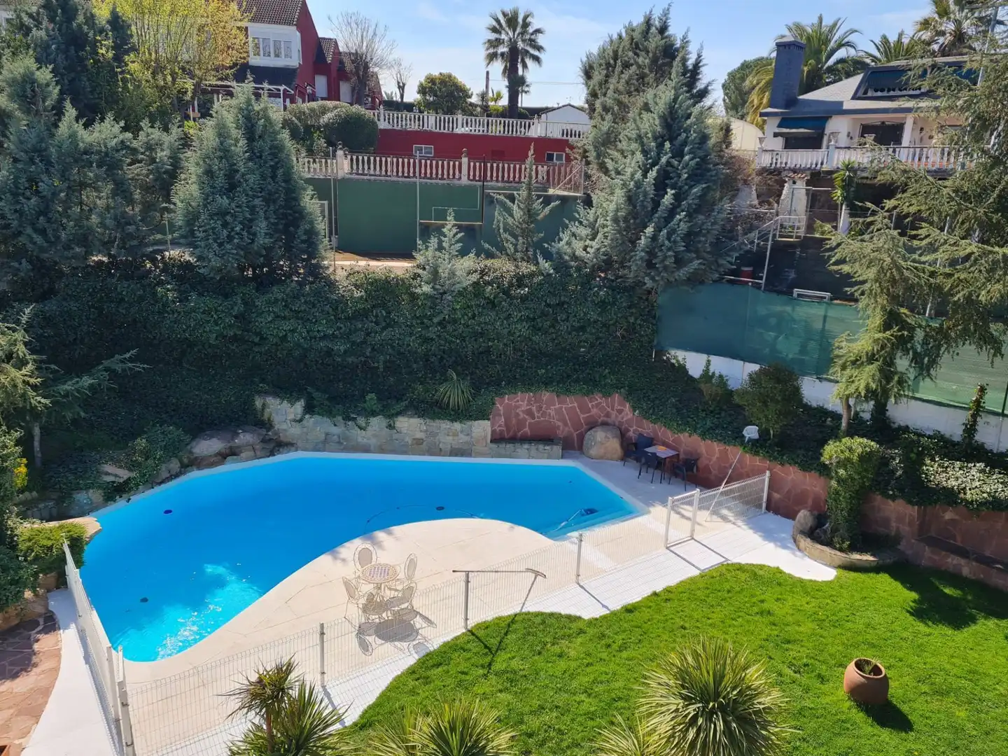 Swimming pool of Houses for sale in Móstoles  with Heating, Private garden and Terrace