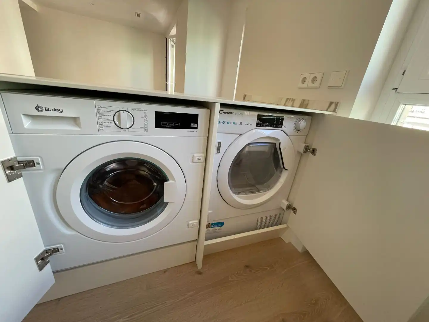 Küche von Wohnung zur Miete in  Madrid Capital mit Klimaanlage, Terrasse und Balkon