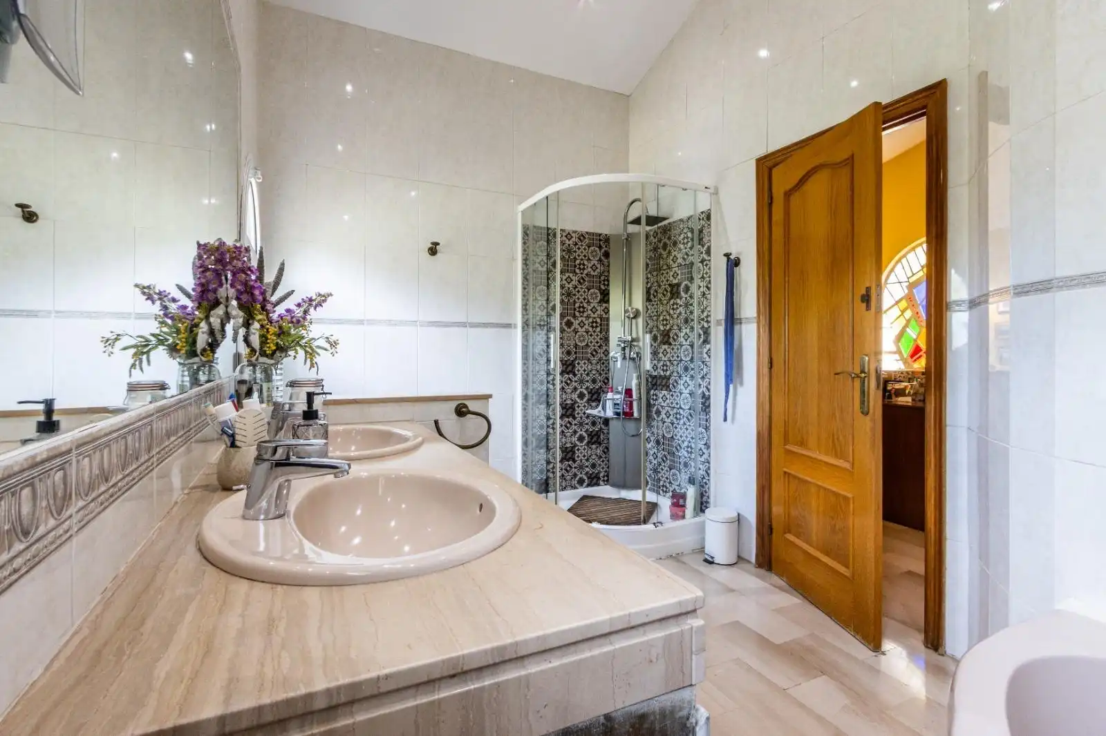 Baño de Casa o chalet en venta en Castellar del Vallès con Aire acondicionado, Jardín privado y Parquet