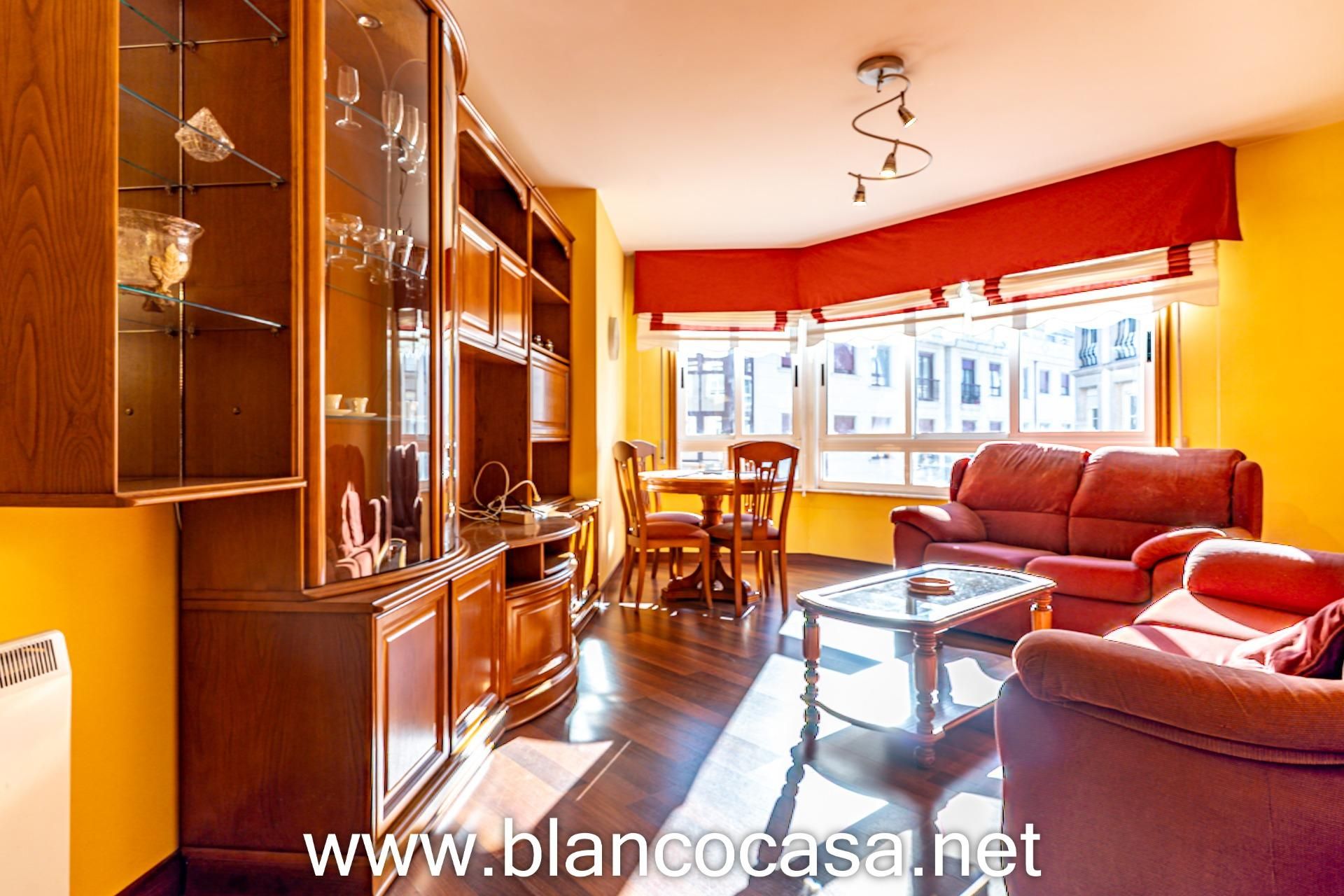 Living room of Flat for sale in Carballo  with Heating, Terrace and Storage room