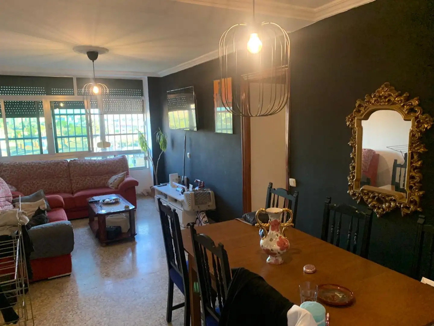 Dining room of Flat for sale in Sevilla  with Air Conditioner and Furnished