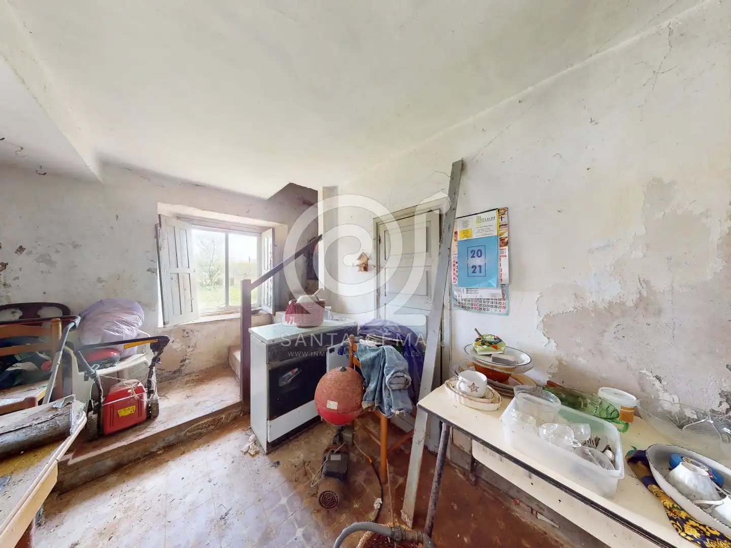 Kitchen of Detached homes for sale in Oleiros  with Private garden and Furnished