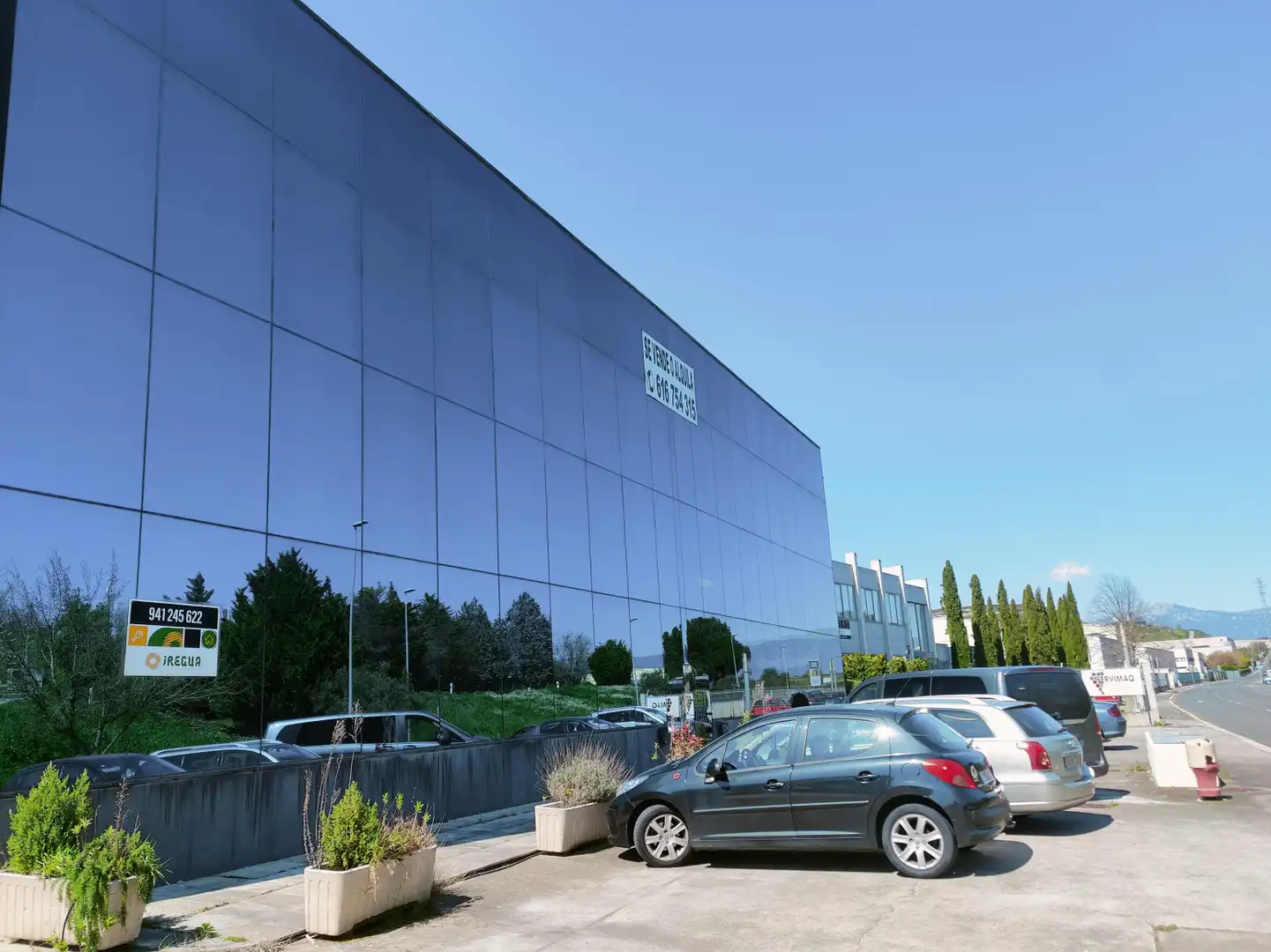 Vista exterior de Nave industrial en venta en Laguardia