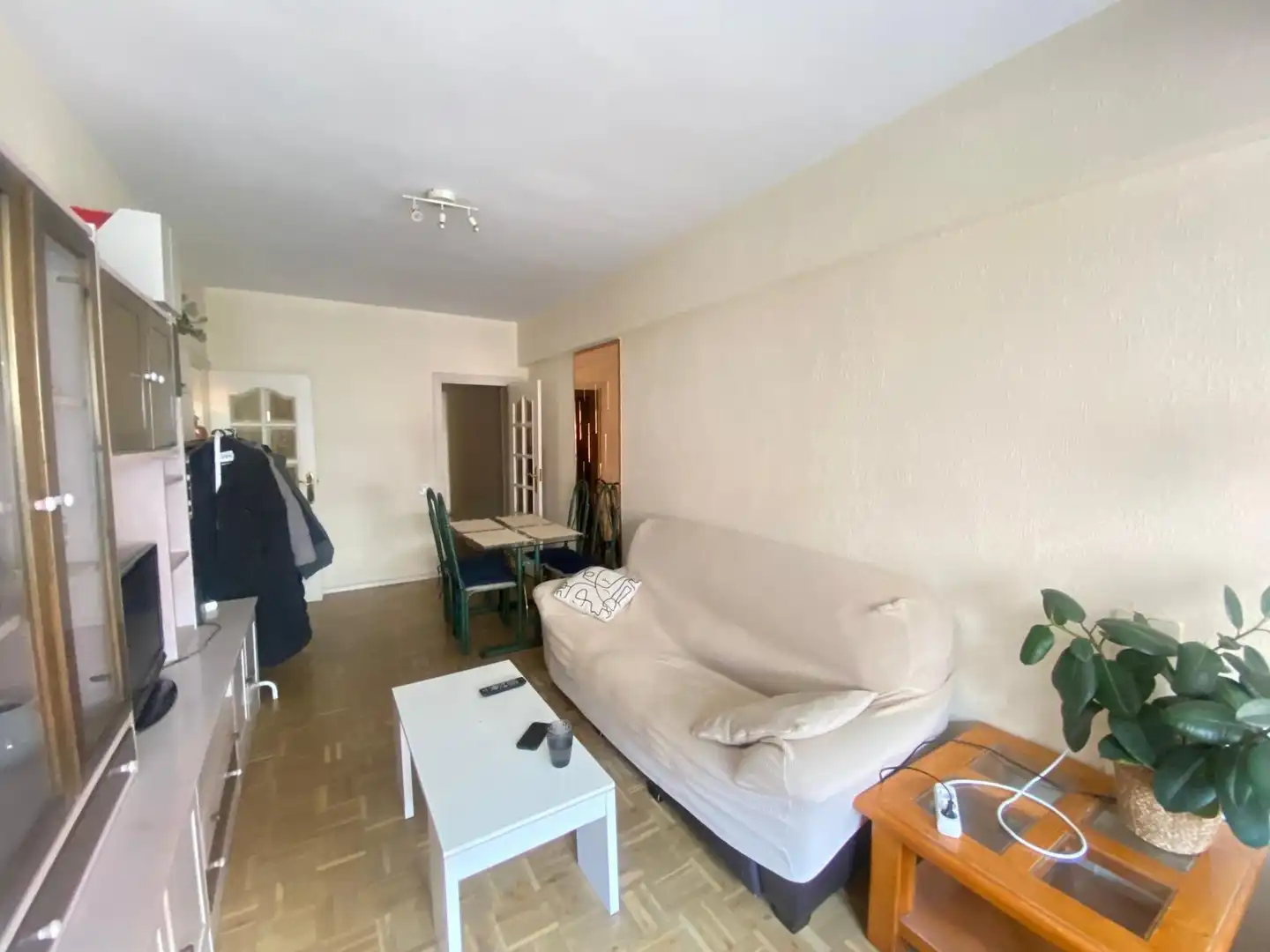 Living room of Flat for rent in Madrid  with Air Conditioner, Heating and Private garden