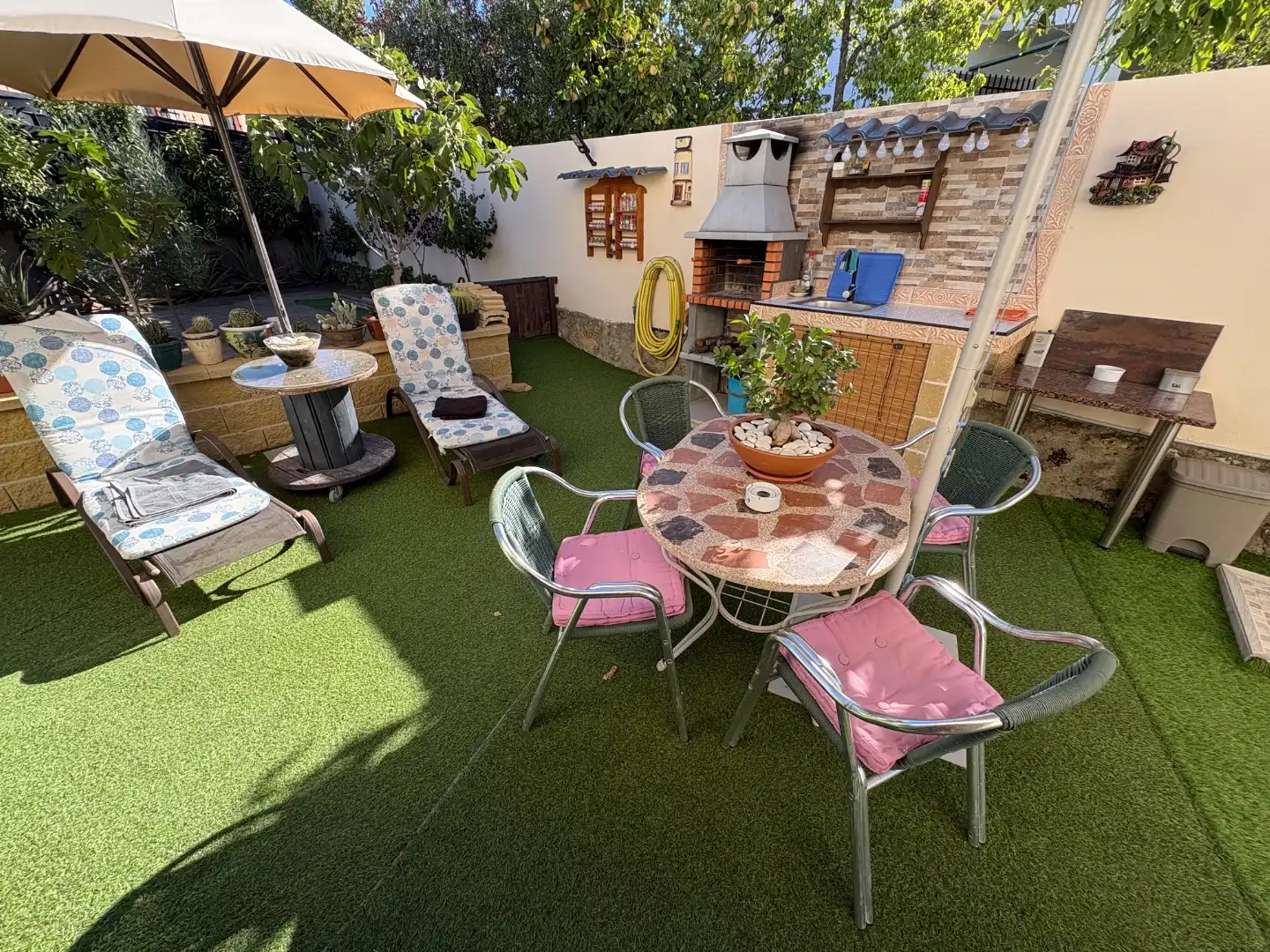 Terraza de Casa o chalet en venta en Navalagamella, Madrid