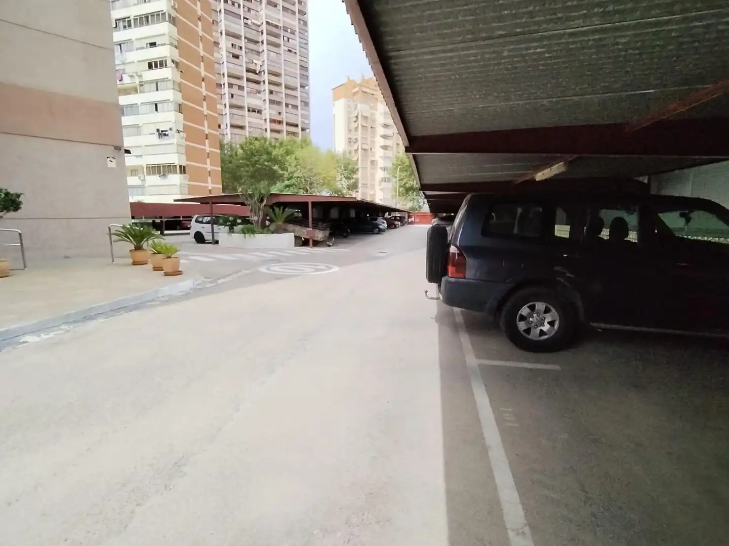 Parking of Apartments for sale in Benidorm  with Air Conditioner, Private garden and Storage room