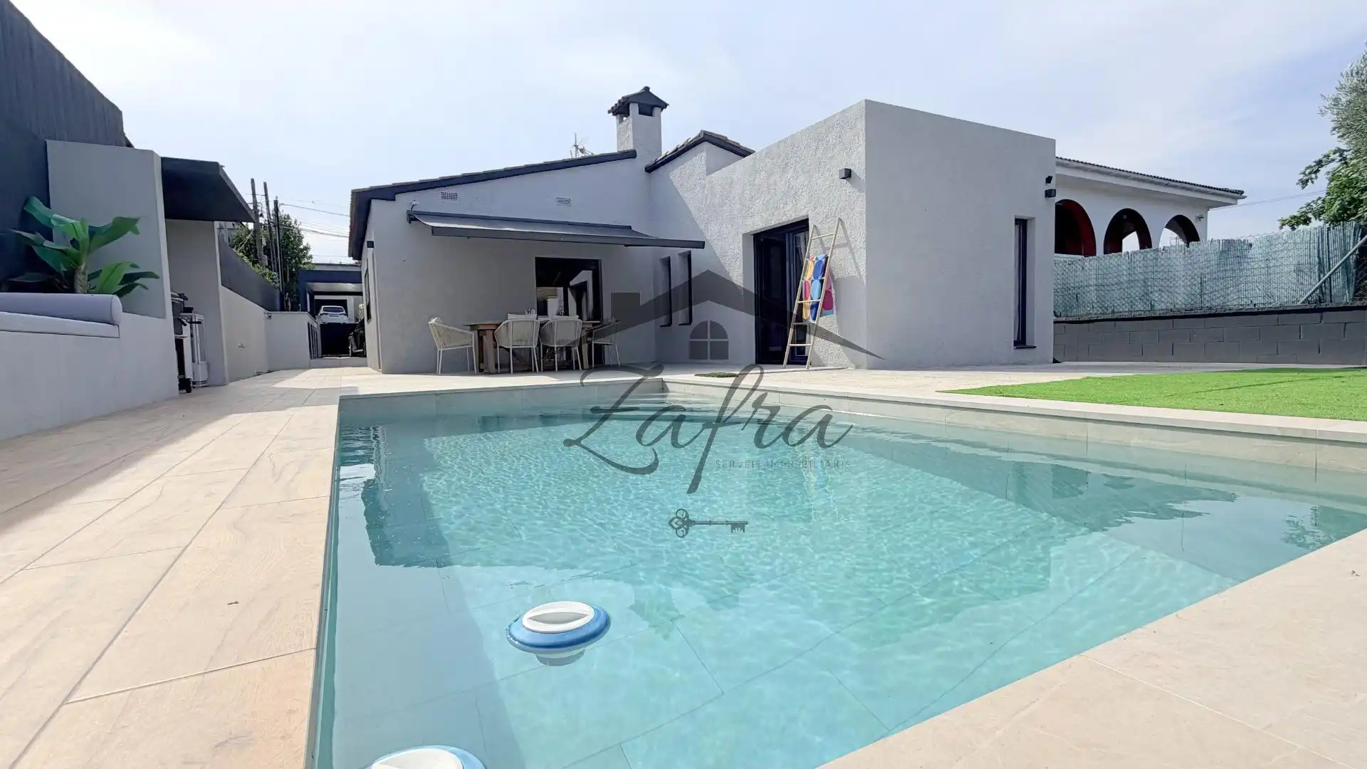 Piscina de Casa o xalet en venda en Santa Coloma de Farners amb Aire condicionat, Calefacció i Jardí privat