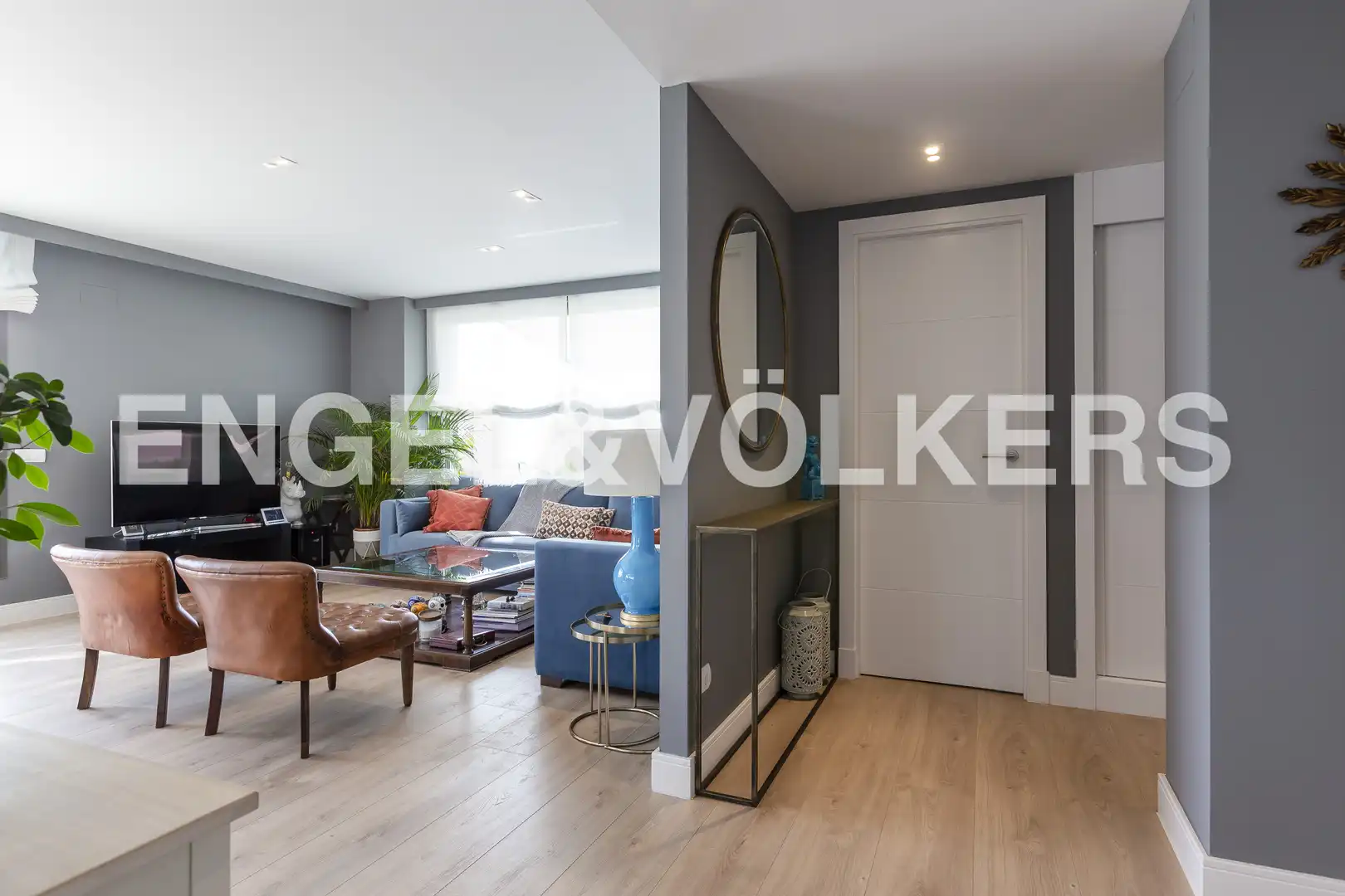 Sala de estar de Ático de alquiler en Madrid con Aire acondicionado, Calefacción y Terraza