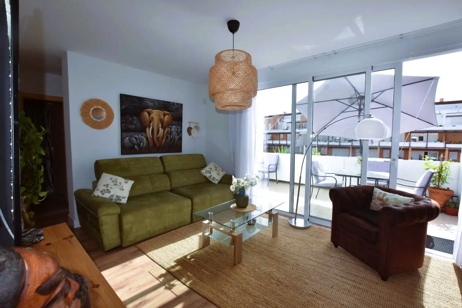 Wohnzimmer von Dachboden zum Verkauf in San Miguel de Abona mit Terrasse, Abstellraum und Möbliert