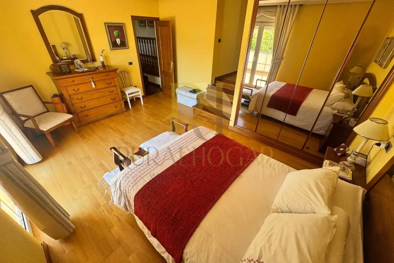 Habitación de Casa o chalet en venta en Santovenia de la Valdoncina con Calefacción, Jardín privado y Parquet