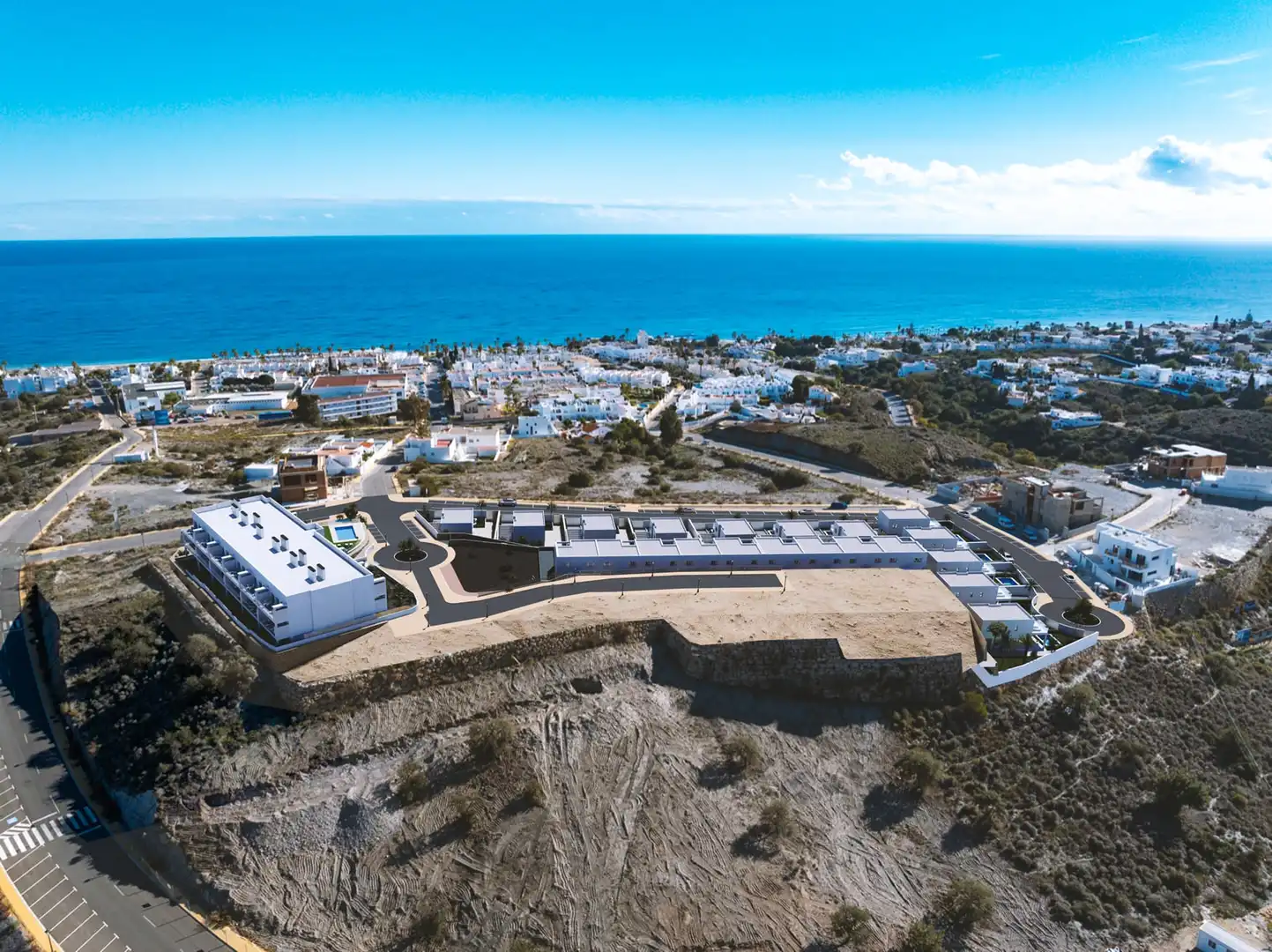 Vista exterior de Apartament en venda en Mojácar amb Terrassa, Piscina i Piscina comunitària
