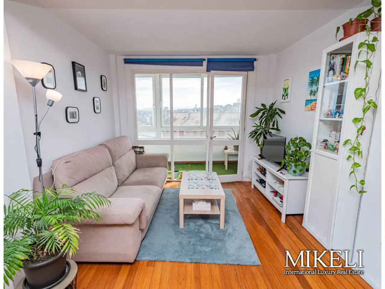 Wohnzimmer von Wohnung zum Verkauf in Santander mit Heizung, Parkett und Terrasse