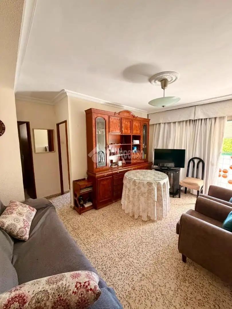 Sala de estar de Piso en venta en Sevilla con Aire acondicionado y Terraza